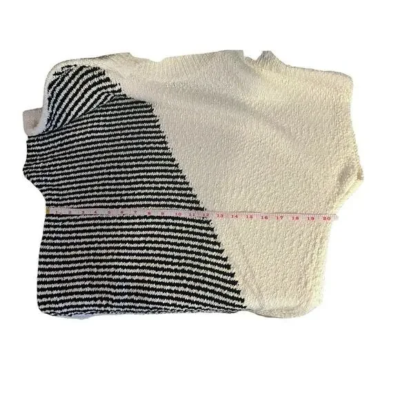 Callahan knitwear womens sz xl sweater ivory crew neck knit cotton - Picture 7 of 12